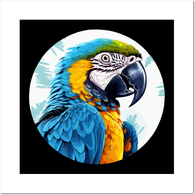 Blue and gold macaw Wall Art by Onceer